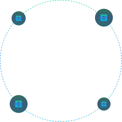 BuildScale rotating outer ring animation